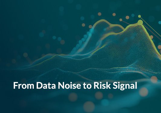 From Data Noise to Risk Signal